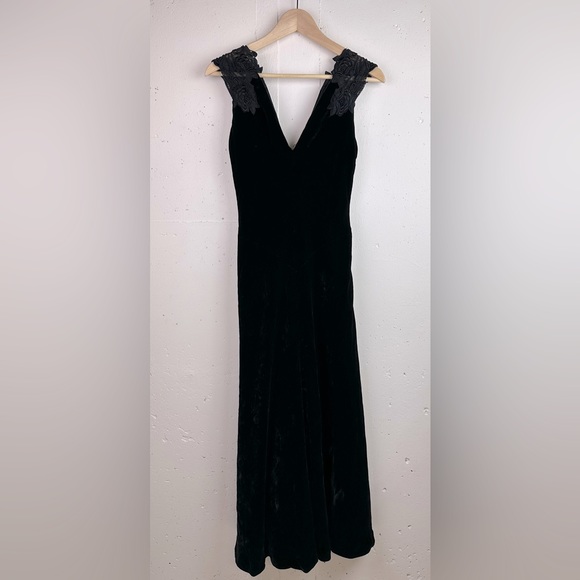 Vintage Ralph Lauren Velvet Evening Gown